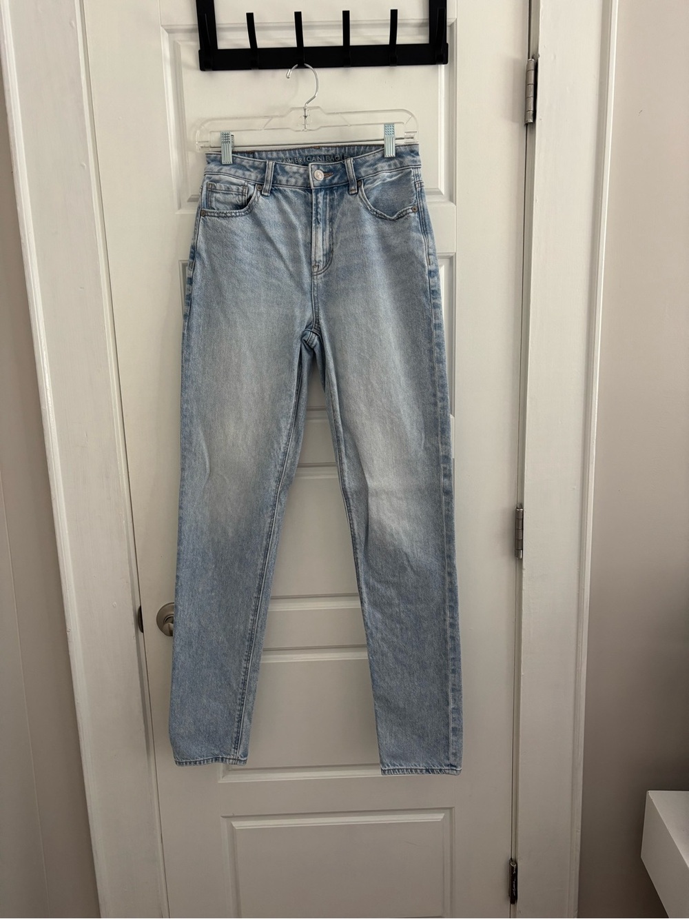 American Eagle Outfitters Light Blue Straight Leg Jeans